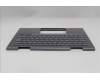 Lenovo 5M11R39512 C-Cover with keyboard, Icelandic, Luna Grey, FingerPrint Reader, WWAN, UK