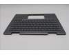Lenovo 5M11R39519 C-Cover with keyboard, Korean, Luna Grey, FingerPrint Reader, WWAN, US
