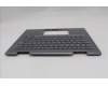 Lenovo 5M11R39525 C-Cover with keyboard, Norwegian, Luna Grey, FingerPrint Reader, WWAN, UK