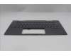 Lenovo 5M11R39527 C-Cover with keyboard, Nordic, Luna Grey, FingerPrint Reader, WWAN, UK