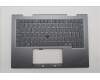 Lenovo 5M11R39529 C-Cover with keyboard, Portuguese, Luna Grey, FingerPrint Reader, WWAN, UK