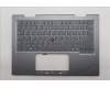 Lenovo 5M11R39533 C-Cover with keyboard, Slovenian, Luna Grey, FingerPrint Reader, WWAN, UK