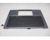 Lenovo 5M11R87932 C-Cover with keyboard, Danish, Black/Grey, FingerPrint Reader, WLAN, UK