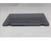 Lenovo 5M11R91319 C-Cover with keyboard, Portuguese, Luna Grey, Backlight, No World Face Camera, UK