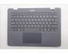 Lenovo 5M11R91338 C-Cover with keyboard, Arabic, Luna Grey, Backlight, World Face Camera, US