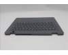 Lenovo 5M11R91350 C-Cover with keyboard, French, Luna Grey, Backlight, World Face Camera, US