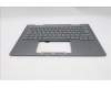 Lenovo 5M11R91447 C-Cover with keyboard, Norwegian, Grey, Backlight, FingerPrint Reader, UK