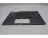 Lenovo 5M11R91459 C-Cover with keyboard, Swedish/Finnish, Grey, Backlight, FingerPrint Reader, UK