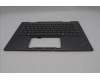 Lenovo 5M11R91501 C-Cover with keyboard, German, Grey, Backlight, FingerPrint Reader, WWAN, UK