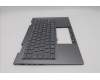 Lenovo 5M11R91501 C-Cover with keyboard, German, Grey, Backlight, FingerPrint Reader, WWAN, UK