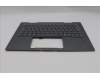 Lenovo 5M11R91521 C-Cover with keyboard, Norwegian, Grey, Backlight, FingerPrint Reader, WWAN, UK