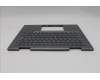 Lenovo 5M11R91536 C-Cover with keyboard, Switzerland, Grey, Backlight, FingerPrint Reader, WWAN, UK
