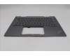 Lenovo 5M11R91541 C-Cover with keyboard, Turkish, Grey, Backlight, FingerPrint Reader, WWAN, UK