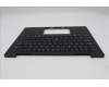 Lenovo 5M11S09546 C-Cover with keyboard, Estonian, Black, Backlight, UK