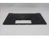 Lenovo 5M11S09549 C-Cover with keyboard, US English Euro, Black, Backlight, US