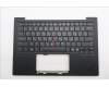Lenovo 5M11S09556 C-Cover with keyboard, Greek, Black, Backlight, US