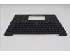 Lenovo 5M11S09616 C-Cover with keyboard, Danish, Black, Backlight, WWAN, UK