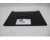 Lenovo 5M11S09682 C-Cover with keyboard, Belgian, Black, UK