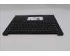 Lenovo 5M11S09685 C-Cover with keyboard, Danish, Black, UK