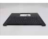 Lenovo 5M11S09798 C-Cover with keyboard, Portuguese, Black, Backlight, UK