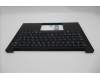 Lenovo 5M11S09888 C-Cover with keyboard, Belgian, Black, UK