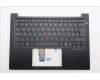 Lenovo 5M11S09891 C-Cover with keyboard, Danish, Black, UK