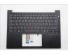 Lenovo 5M11S09897 C-Cover with keyboard, German, Black, UK