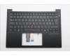 Lenovo 5M11S09919 C-Cover with keyboard, Nordic, Black, UK