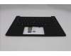 Lenovo 5M11S09968 C-Cover with keyboard, Danish, Black, Backlight, UK