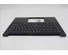 Lenovo 5M11S09972 C-Cover with keyboard, Spanish, Black, Backlight, UK