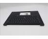 Lenovo 5M11S10048 C-Cover with keyboard, Bulgarian, Black, Backlight, UK