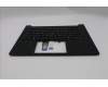 Lenovo 5M11S10082 C-Cover with keyboard, Ukraine, Black, Backlight, US