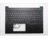 Lenovo 5M11S10163 C-Cover with keyboard, Arabic, Black, Backlight, US