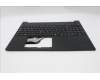 Lenovo 5M11S10172 C-Cover with keyboard, Spanish, Black, Backlight