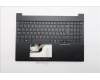 Lenovo 5M11S10205 C-Cover with keyboard, Slovenian, Black, Backlight, UK