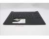 Lenovo 5M11S10285 C-Cover with keyboard, German, Black, UK