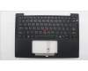 Lenovo 5M11S15563 C-Cover with keyboard, Arabic, Black, Backlight, US