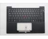 Lenovo 5M11S15581 C-Cover with keyboard, Danish, Black, Backlight, UK
