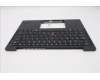 Lenovo 5M11S15710 C-Cover with keyboard, German, Black, Backlight, WWAN, UK