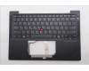 Lenovo 5M11S15714 C-Cover with keyboard, Greek, Black, Backlight, WWAN, US