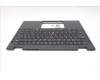 Lenovo 5M11S15883 C-Cover with keyboard, Czech Slovakian, Black, Backlight, UK