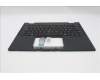 Lenovo 5M11S16095 C-Cover with keyboard, Norwegian, Black, Backlight, WWAN, UK