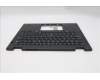Lenovo 5M11S16101 C-Cover with keyboard, Portuguese, Black, Backlight, WWAN
