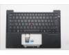 Lenovo 5M11S16199 C-Cover with keyboard, French, Black, Backlight, US