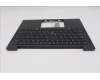 Lenovo 5M11S16215 C-Cover with keyboard, Hebrew, Black, Backlight, US