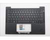 Lenovo 5M11S16243 C-Cover with keyboard, Norwegian, Black, Backlight, UK