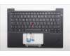 Lenovo 5M11S16271 C-Cover with keyboard, Switzerland, Black, Backlight, UK