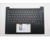 Lenovo 5M11S26818 C-Cover with keyboard, Estonian, Black, UK