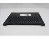 Lenovo 5M11S26834 C-Cover with keyboard, Belgian, Black, Backlight, UK