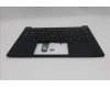 Lenovo 5M11S26840 C-Cover with keyboard, Spanish, Black, Backlight, UK